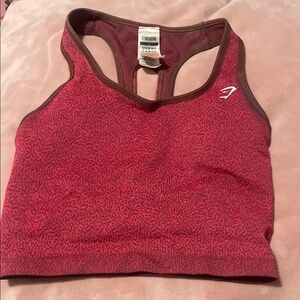 Gymshark Red Sports tank top